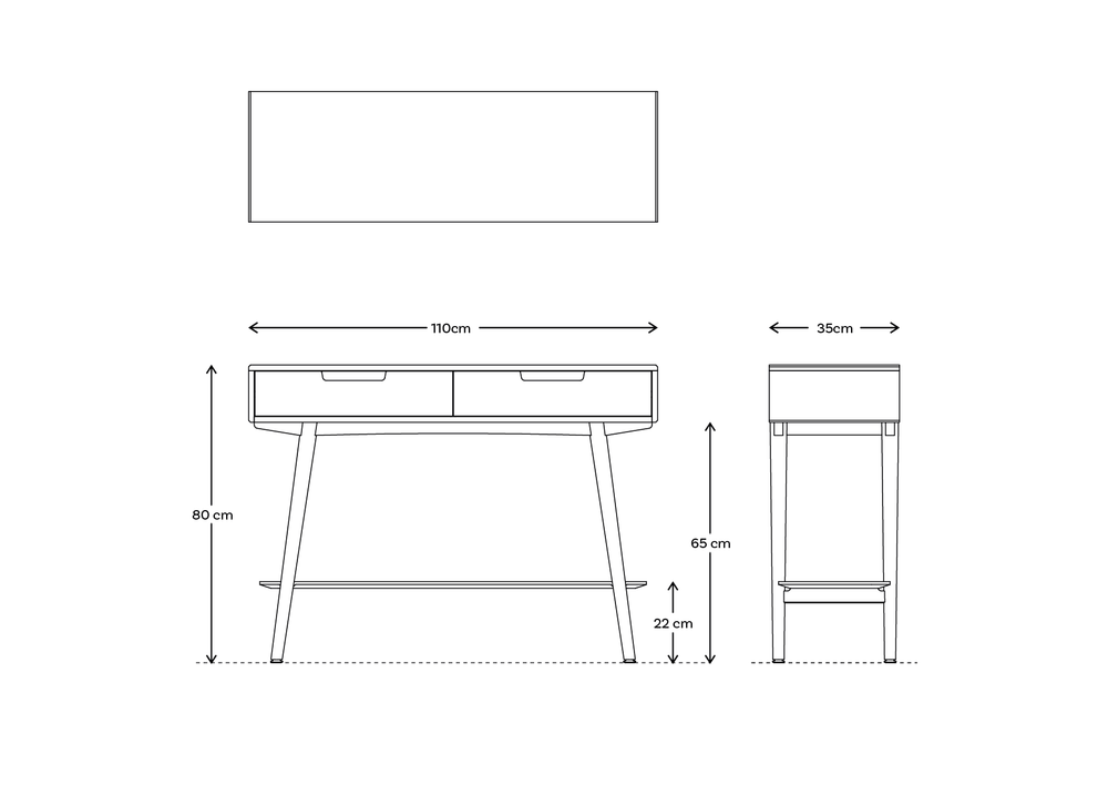 Console Table 01 Blue