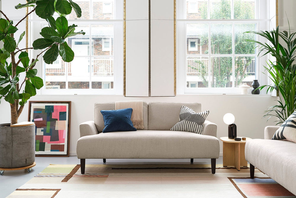Model 05 2 Seater Sofas Linen Pumice