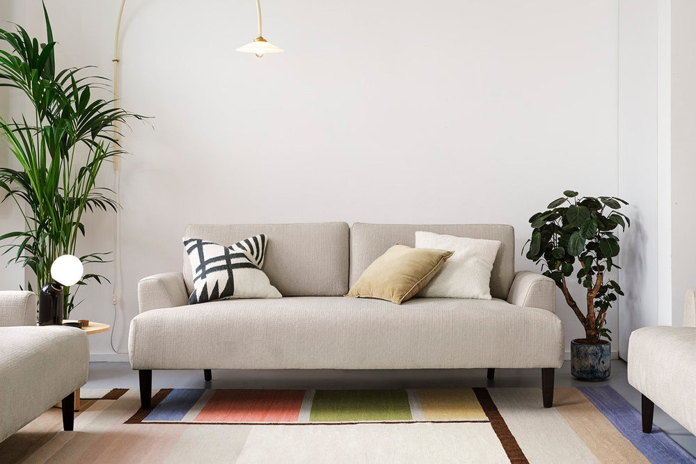 Model 05 3 Seater Sofa Linen Pumice