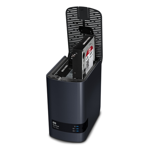 Western Digital My Cloud EX2 Ultra, NAS, Desktop, Marvell, Armada 385, 4 TB, Black