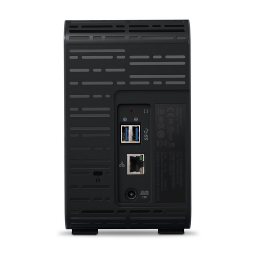 Western Digital My Cloud EX2 Ultra, NAS, Desktop, Marvell, Armada 385, 4 TB, Black