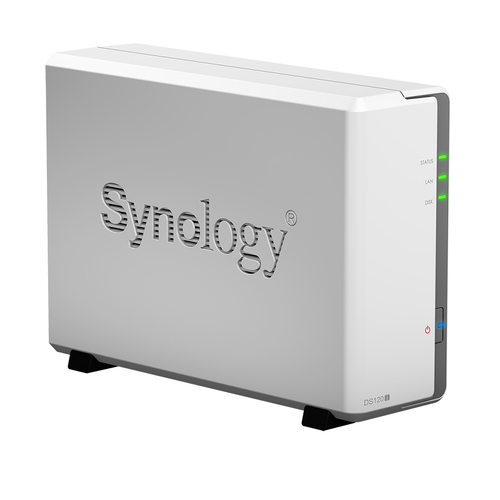 Synology DiskStation DS120j, NAS, Tower, Marvell Armada 3700, 88F3720, 4 TB, Grey, White