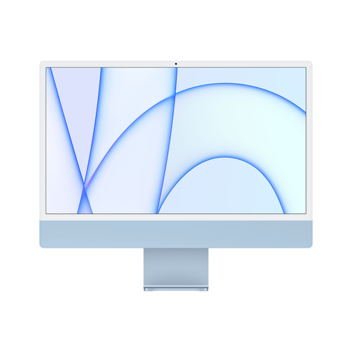 Apple iMac 24-inch with Retina 4.5K display: M1Ð’ chip with 8_core CPU and 8_core GPU, 256GB - Blue (2021), 61 cm (24