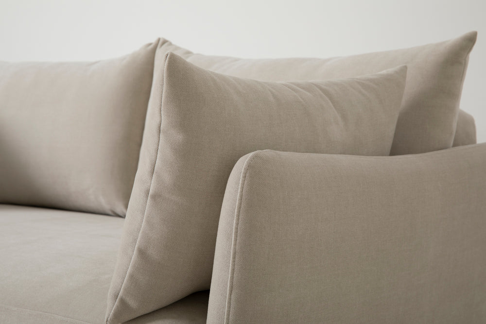 Model 08 2.5 Seater Sofa Bed Chenille Chalk