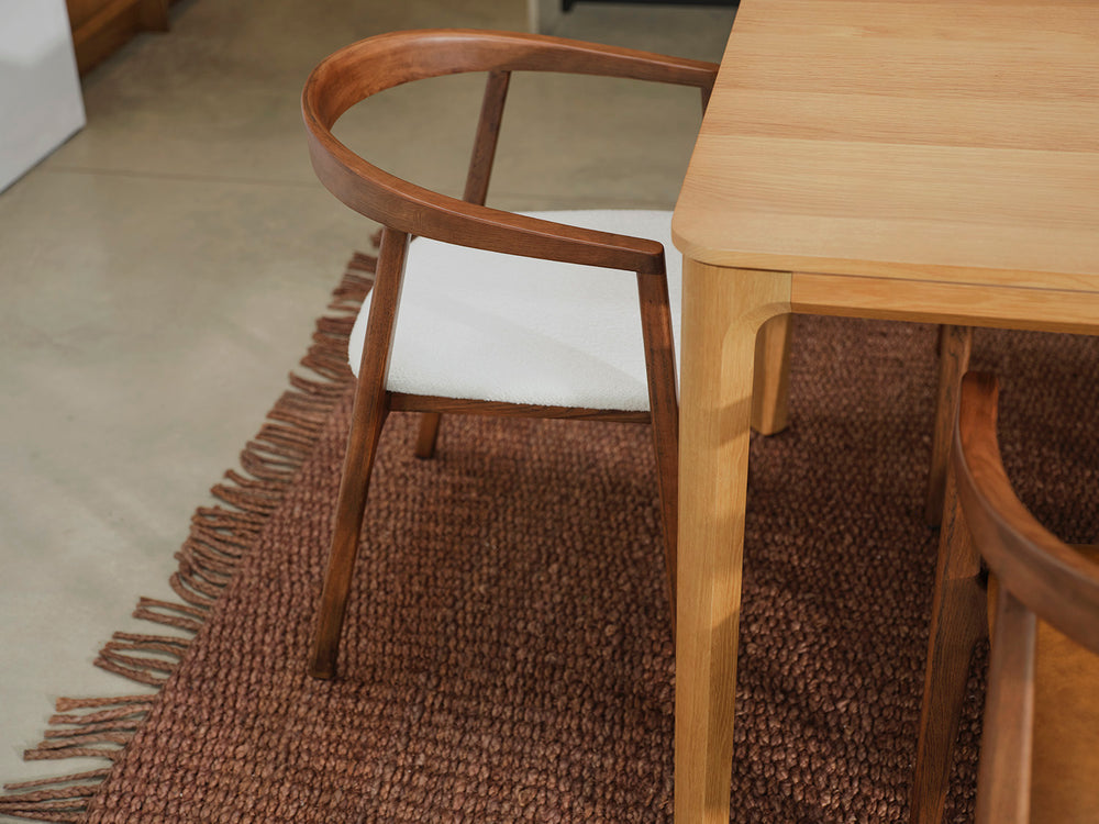 Dining Chair 01 Boucle Ivory