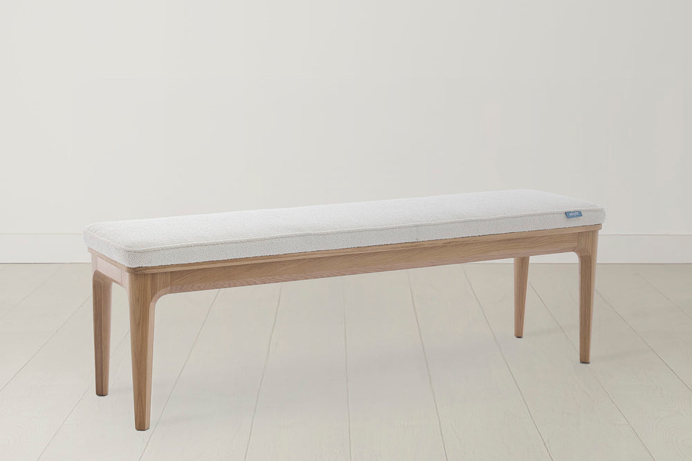 Dining Bench 01 Boucle Ivory
