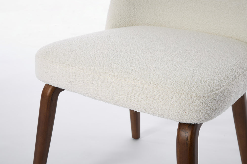 Dining Chair 05 (set of 2) Boucle Ivory
