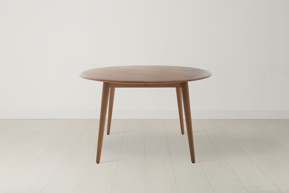 Dining Table 02 Round Dining Table Oak