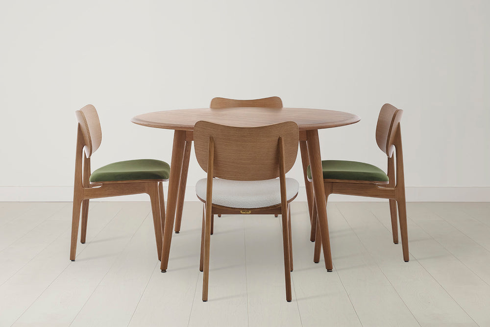 Dining Table 02 Round Dining Table Oak