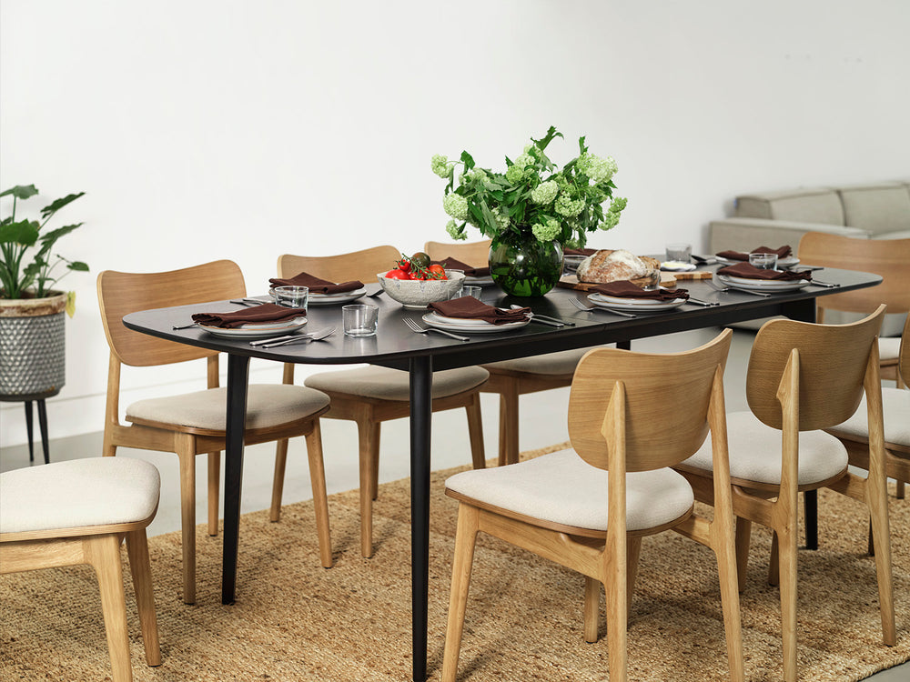 Dining Table 03 Extending Dining Table Black