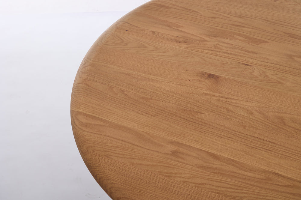 Dining Table 02 Round Dining Table Oak