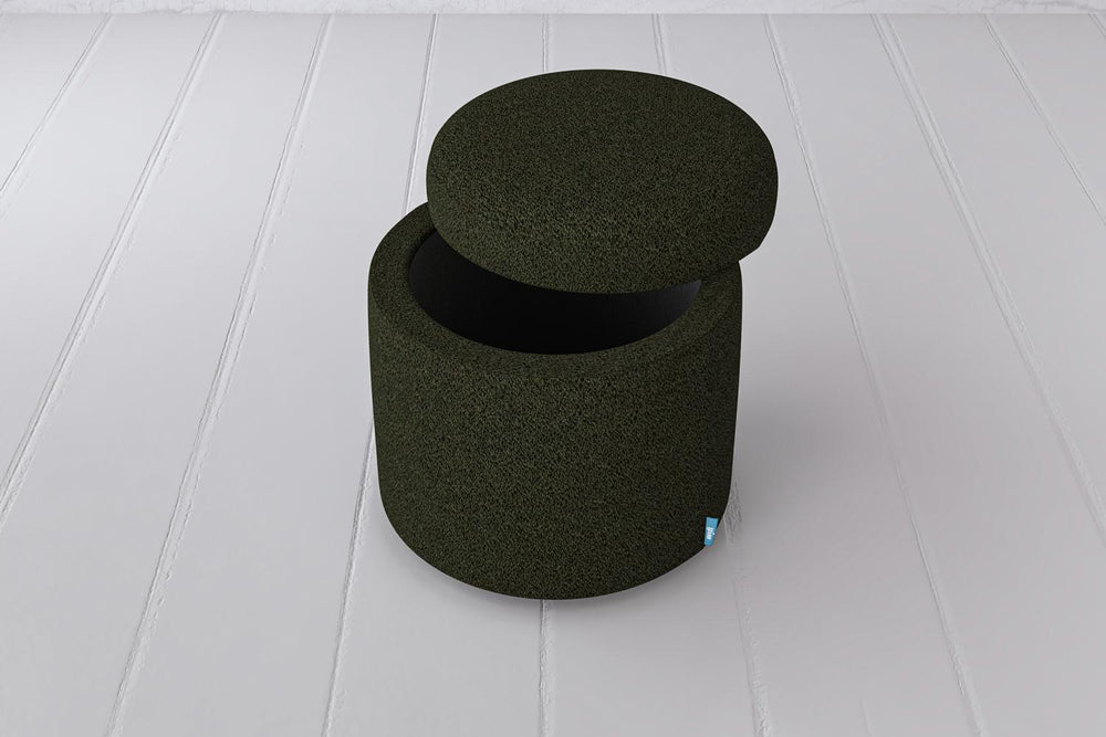 Storage Ottoman 03 Boucle Fern