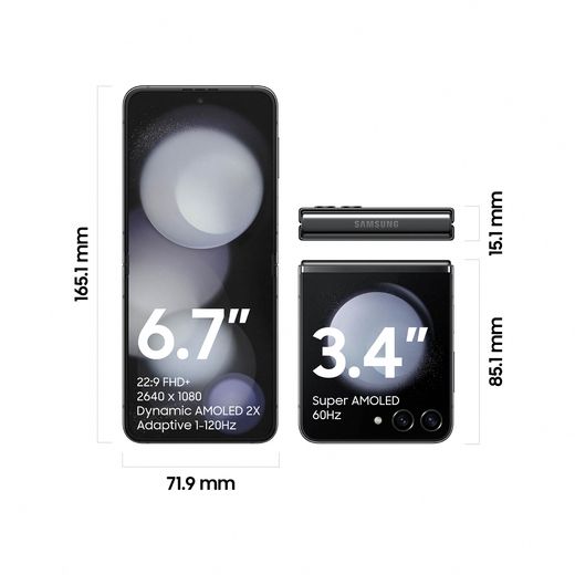 Samsung Galaxy Z Flip5 5G 256GB Flip Phone in Graphite