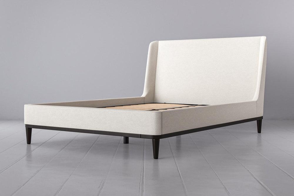 Bed 02 Double Bed Boucle Ivory