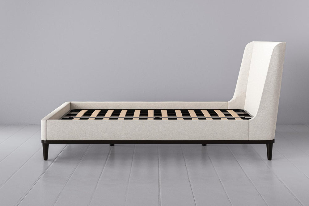 Bed 02 Double Bed Boucle Ivory