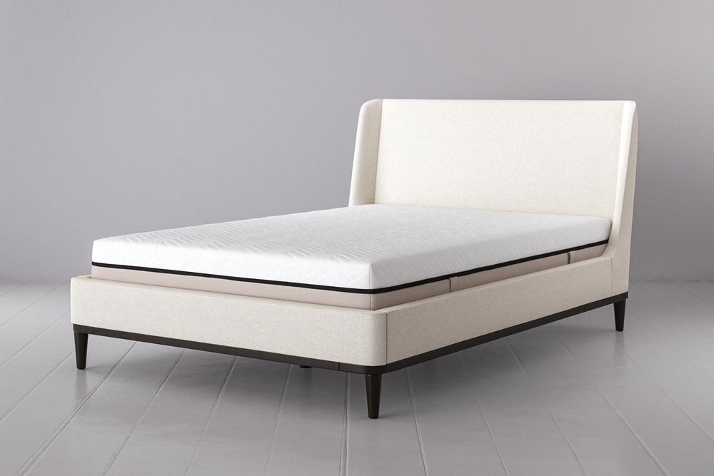 Bed 02 Double Bed Boucle Ivory