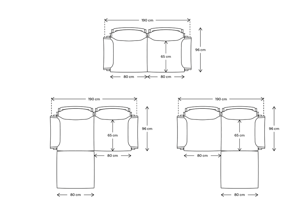 Model 06 2 Seater Right Corner Sofa Velvet Airforce