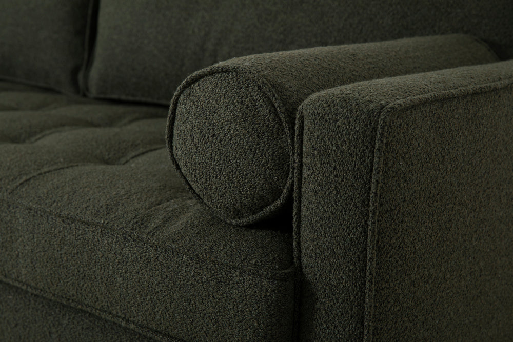 Model 02 3-Seater Sofa Bed Boucle Fern