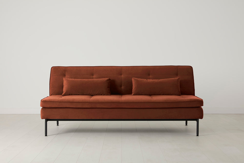 Model 11 Sofa Bed Velvet Brick