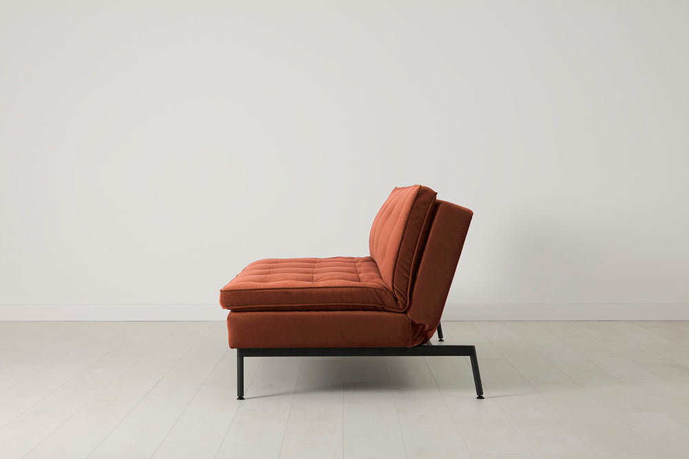 Model 11 Sofa Bed Velvet Brick