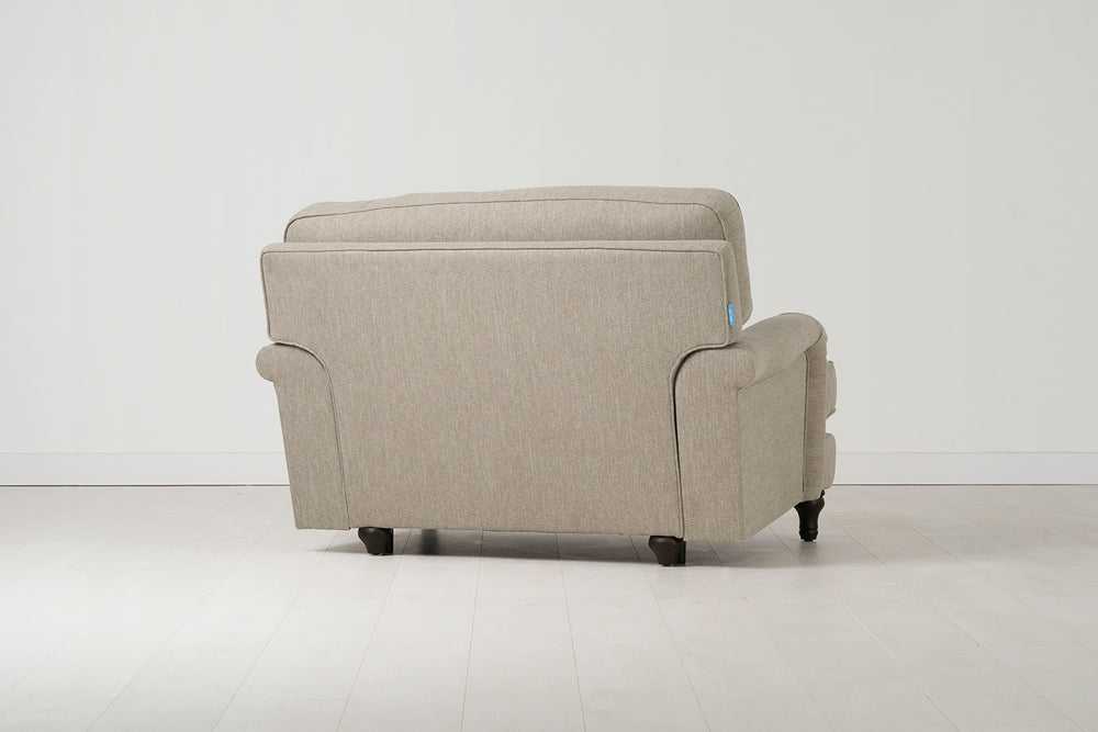 Model 15 Loveseat Linen Pumice