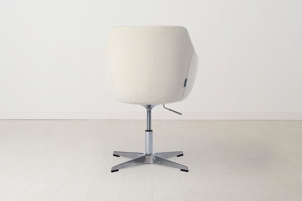Office Chair 01 Boucle Ivory