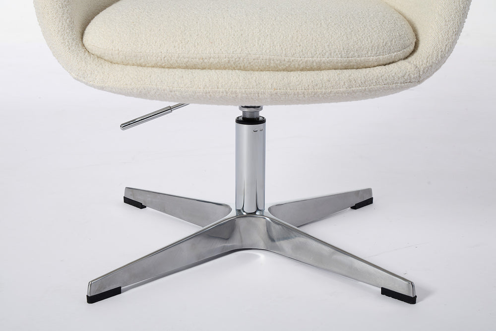 Office Chair 01 Boucle Ivory