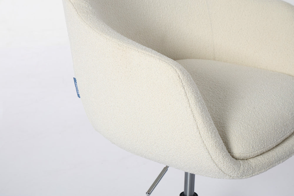 Office Chair 01 Boucle Ivory