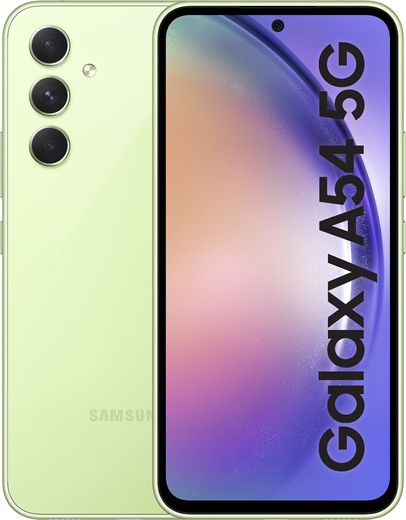 Samsung Galaxy A54 5G 128GB Smartphone in Awesome Lime