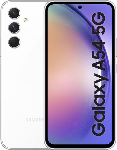 Samsung Galaxy A54 5G 128GB Smartphone in Awesome White