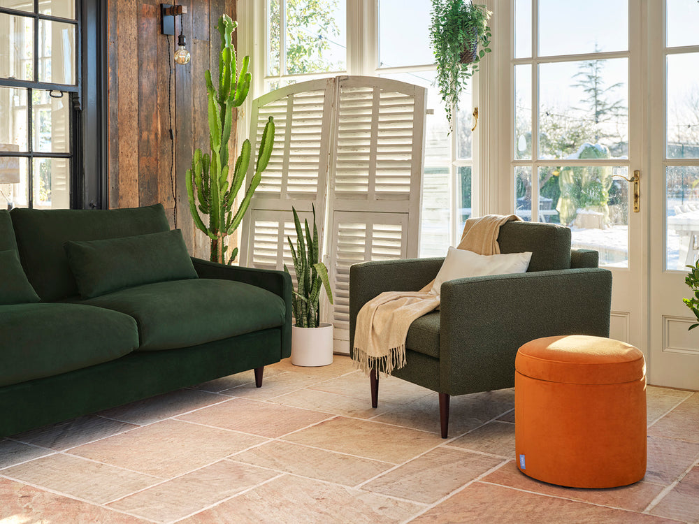 Model 01 Armchair Boucle Fern