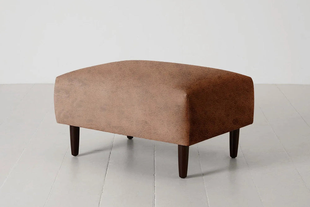 Model 05 Ottoman Faux Leather Chestnut