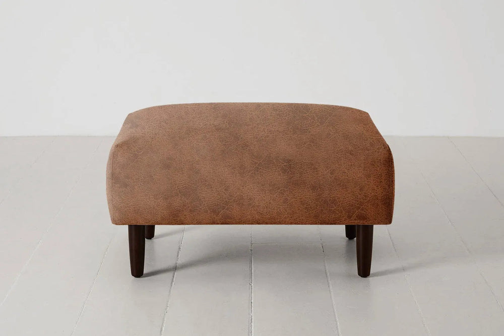 Model 05 Ottoman Faux Leather Chestnut