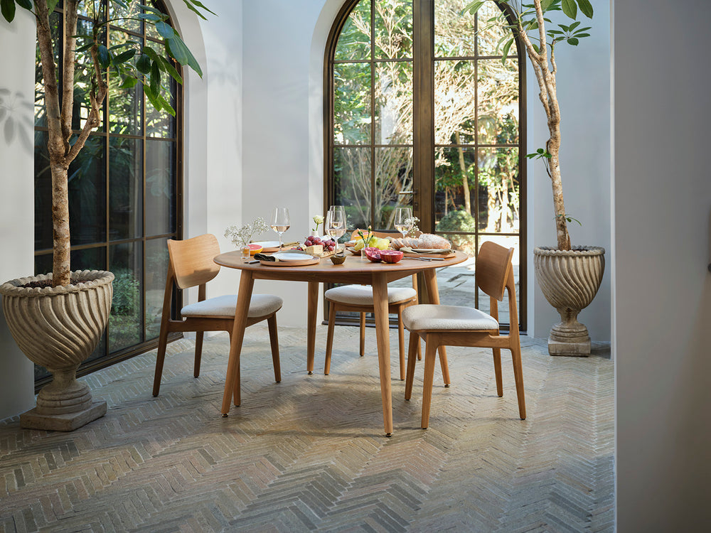 Dining Table 02 Round Dining Table Oak