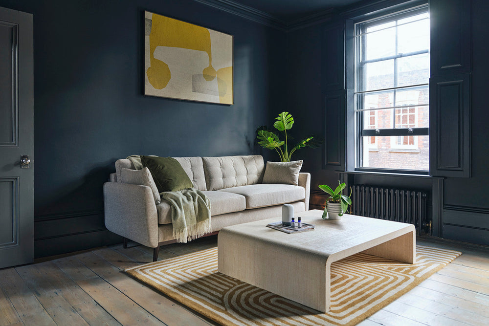 Model 10 2 Seater Sofa Linen Pumice