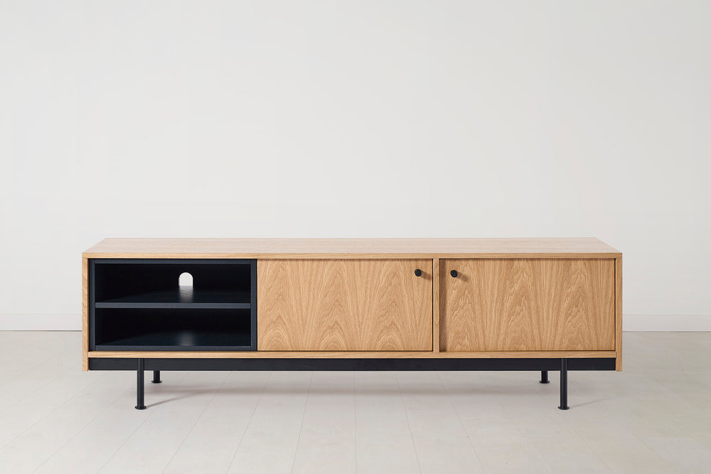 TV Unit 02 For TVs up to 65-inches Oak