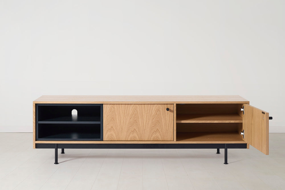 TV Unit 02 For TVs up to 65-inches Oak