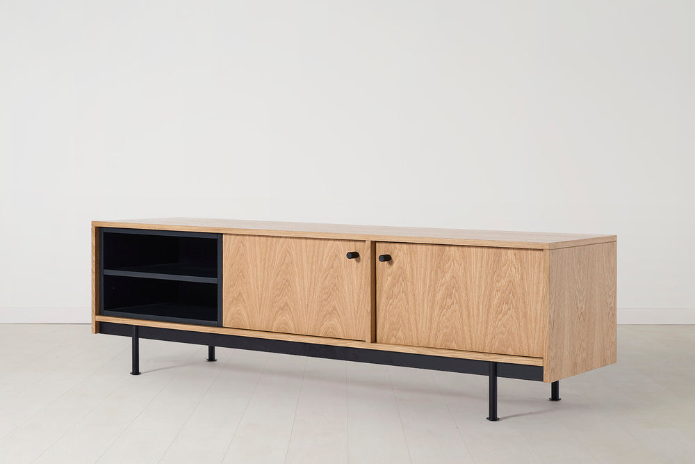 TV Unit 02 For TVs up to 65-inches Oak