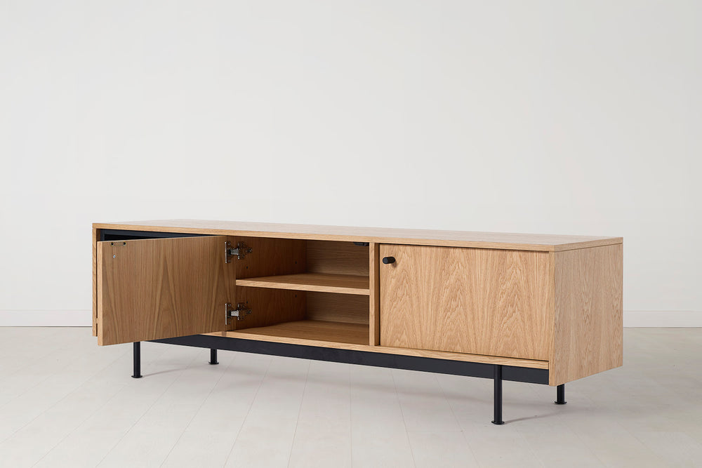 TV Unit 02 For TVs up to 65-inches Oak