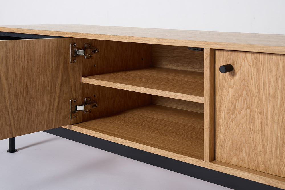 TV Unit 02 For TVs up to 65-inches Oak