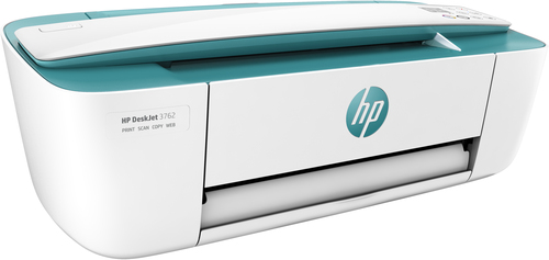 HP DeskJet 3762 All-in-One Printer, Color, Printer for Home, Print, copy, scan, wireless, Wireless; Instant Ink eligible; Print from phone or tablet; Scan to PDF, Thermal inkjet, Colour printing, 4800